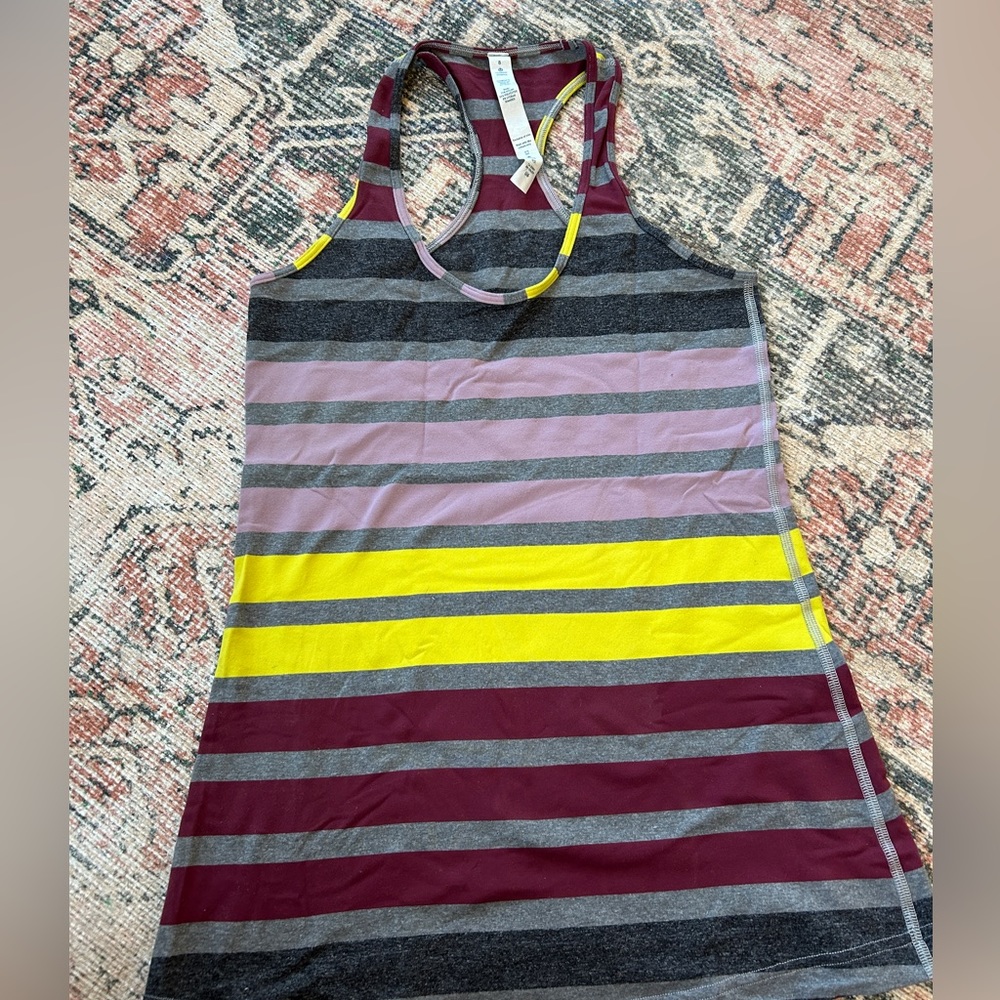 Lululemon Stripe Racerback Tank 8